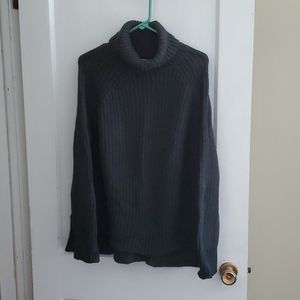 Heather Grey Turtleneck Sweater